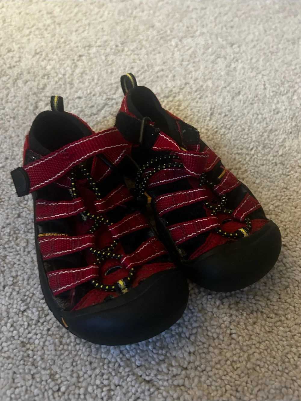 Keen Kids Waterproof Red Outdoor Sandal Shoes